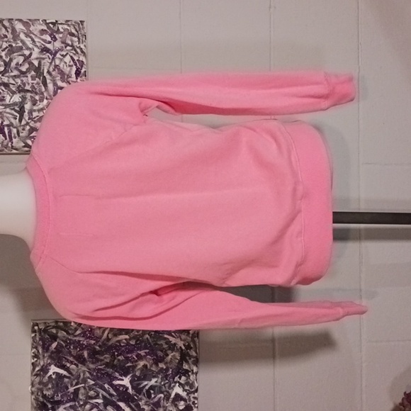 Pink and black Victoria's Secret sweatshirt - Picture 4 of 5